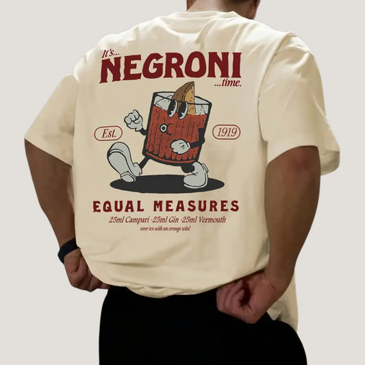 Romaric - Retro Negroni Oversized T-Shirt