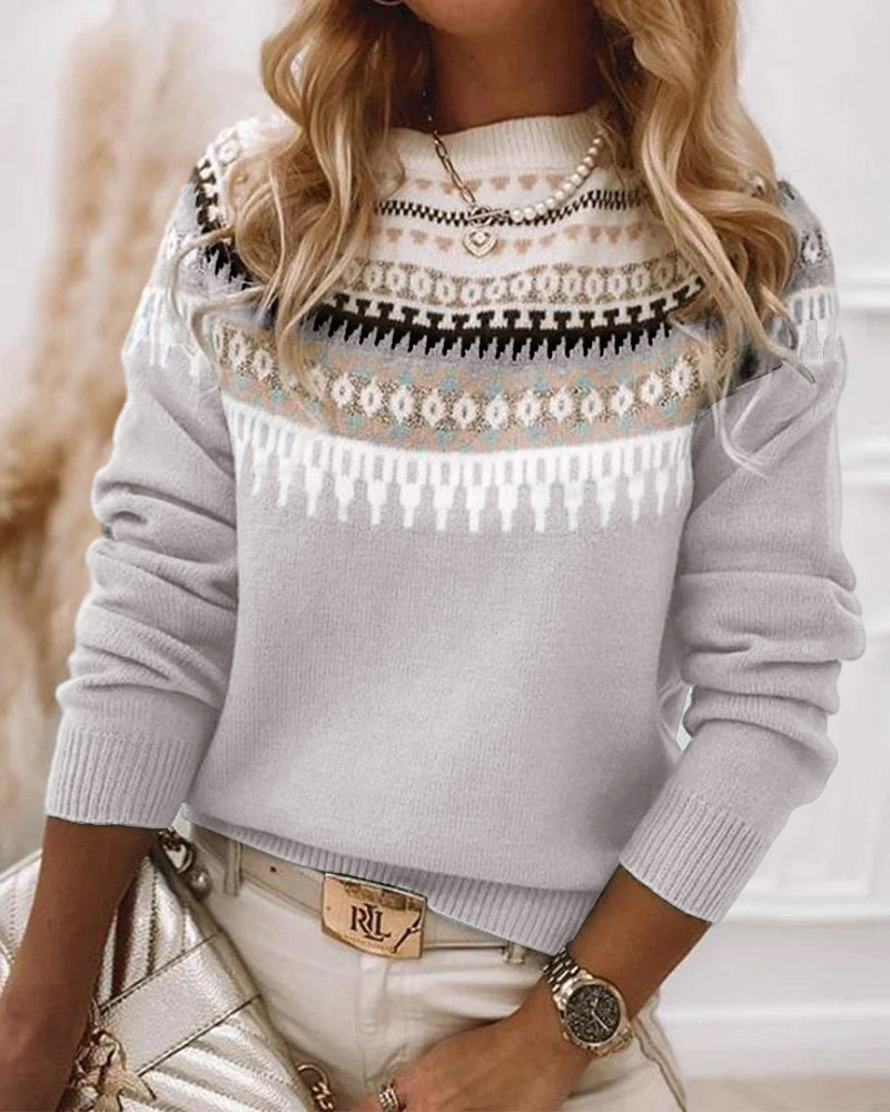Pull Tricoté Élégant et Polyvalent - Philippine