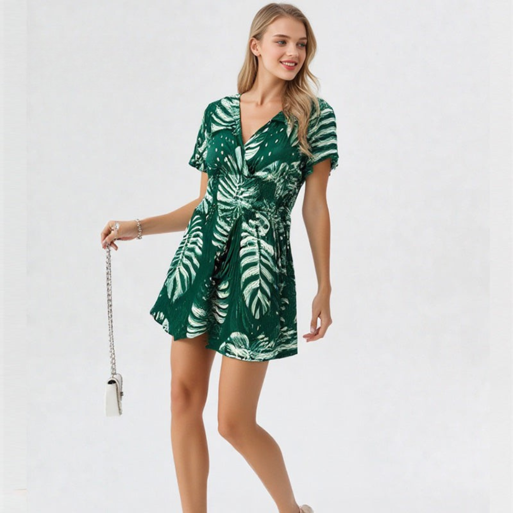 Mathilde – Légère et Confortable Combishort Floral
