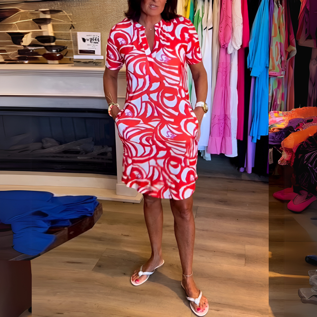 Honorine – Robe d'été fluide au style décontracté