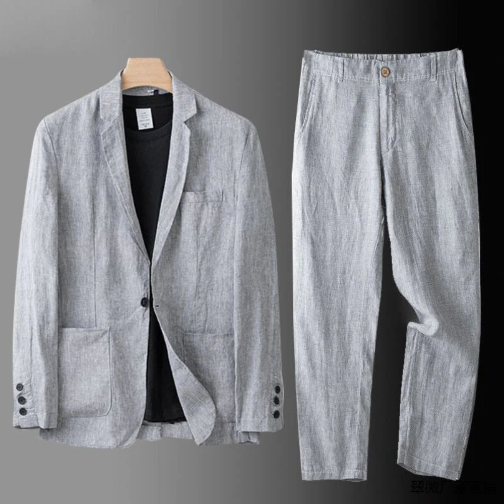 Ézéchiel – Ensemble élégant en lin pour homme