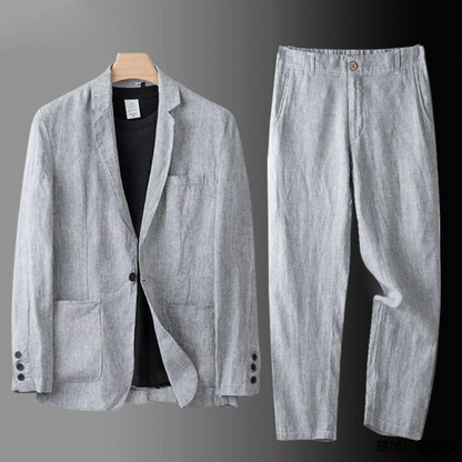 Ézéchiel – Ensemble élégant en lin pour homme