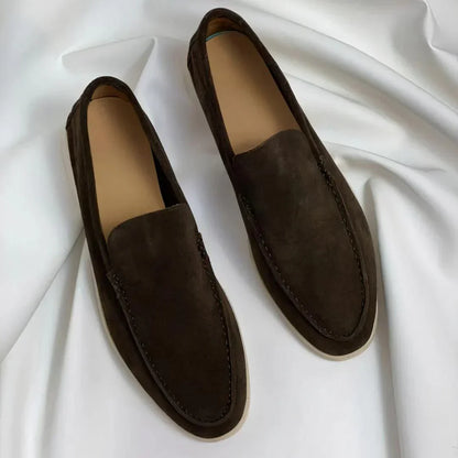 Fabrice – Élégants mocassins en suède
