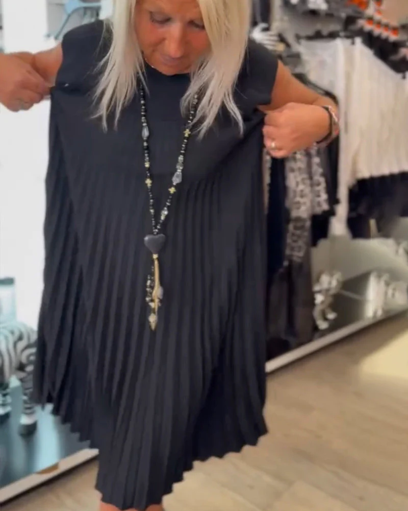Élodie – Élégante robe plissée d'été