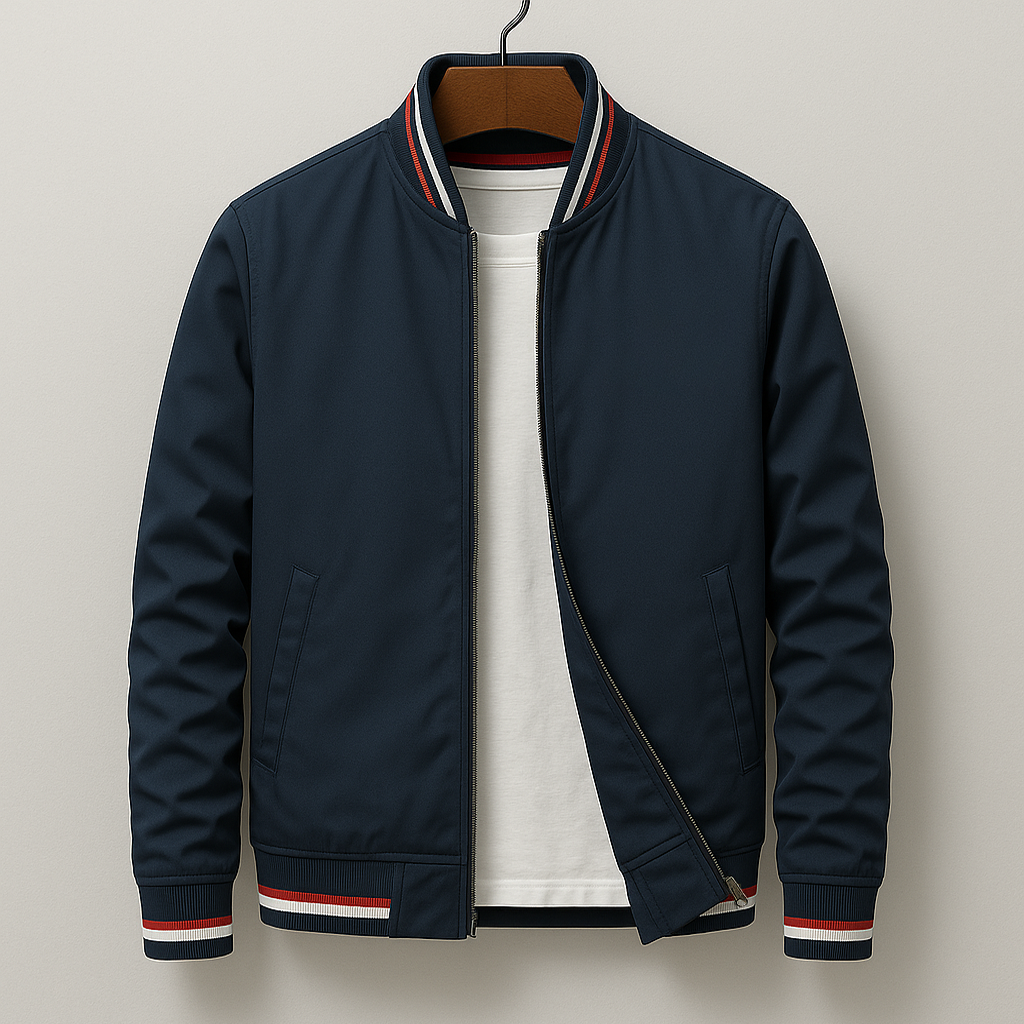 Philémon – Élégant blouson bomber à rayures