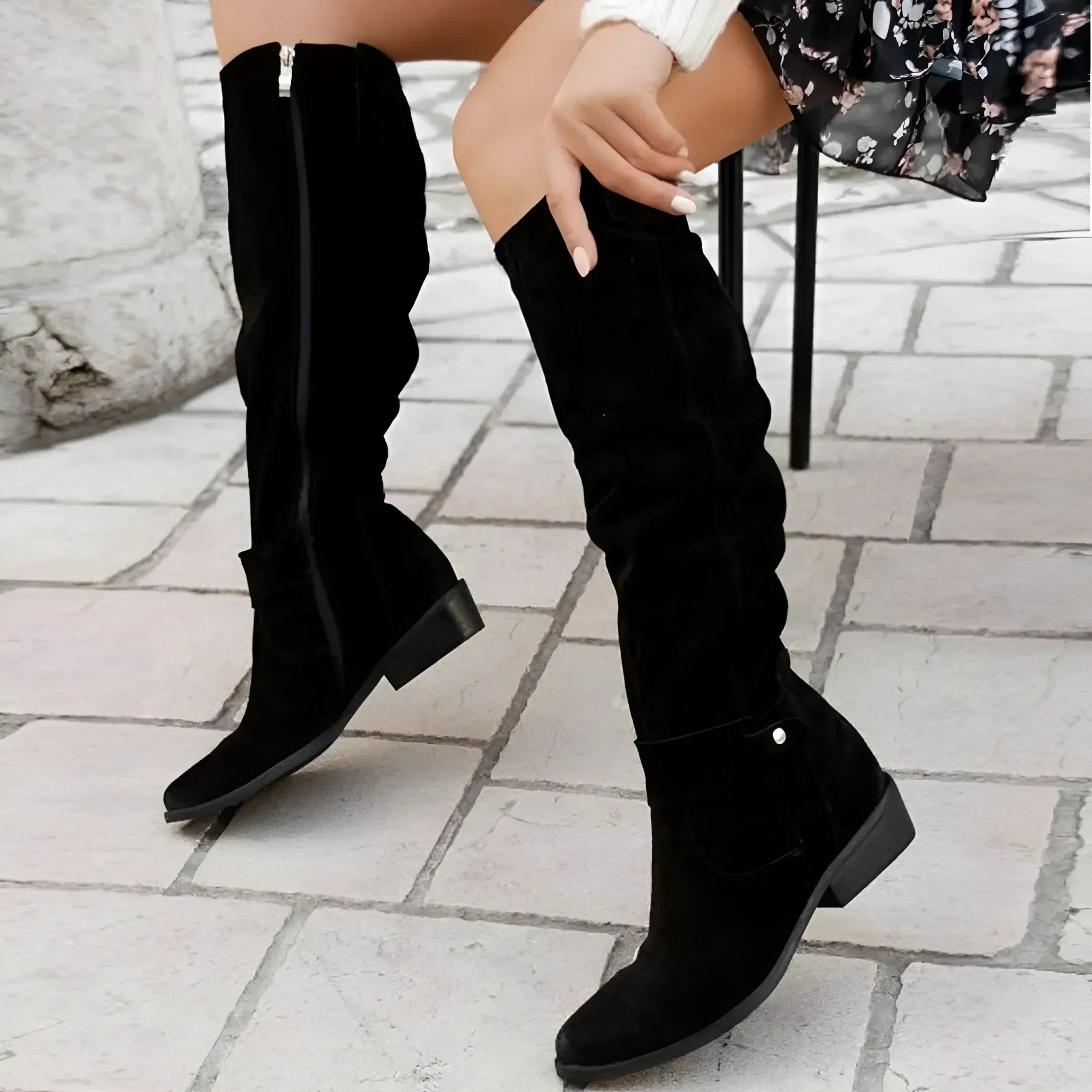 Aria – Élégantes Bottes en Cuir Résistantes