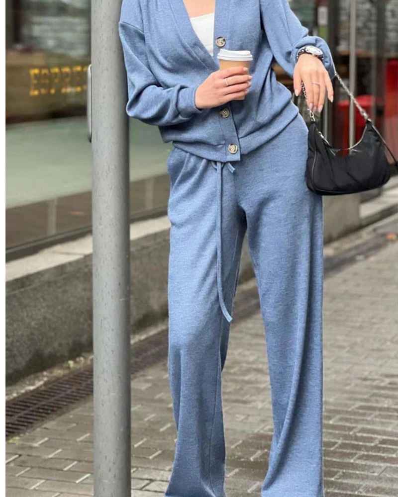 Éline - Ensemble tricoté chic et douillet