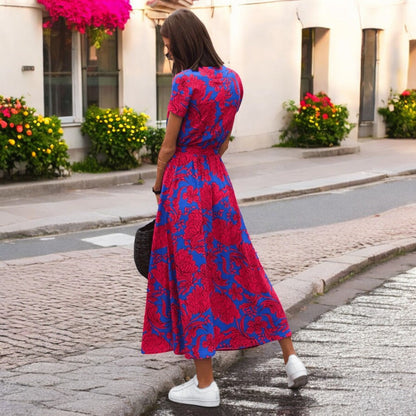 Florine – Robe fluide à silhouette élégante