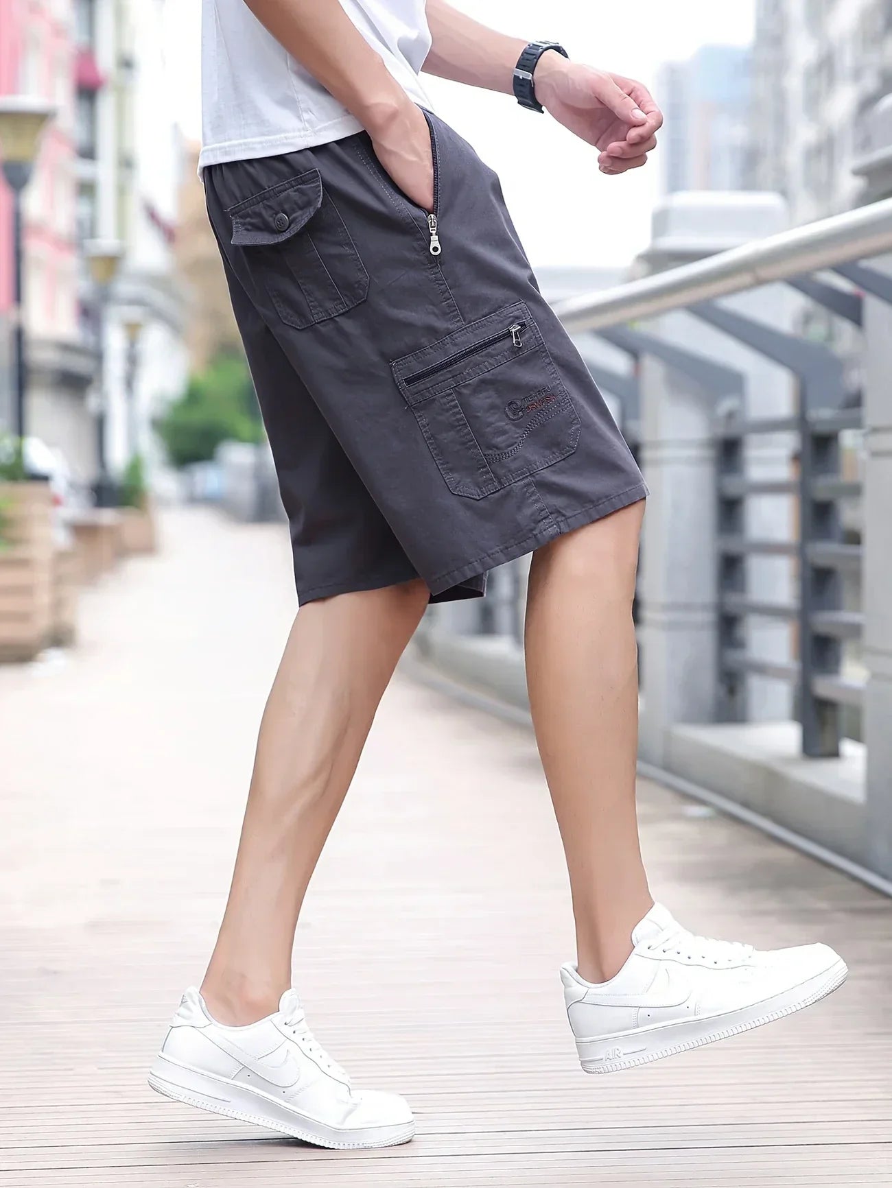 Vitoria™ | Pantalon cargo léger court avec poches