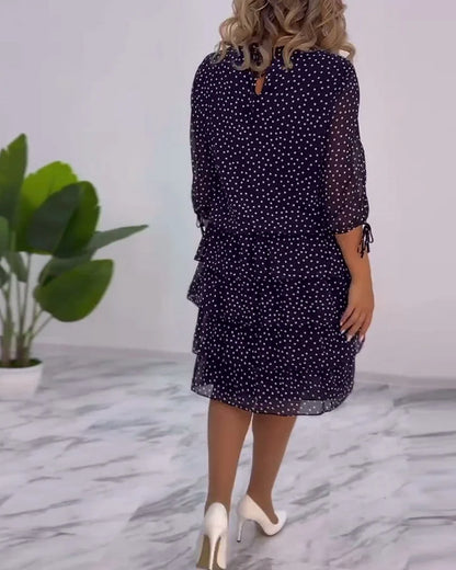 Camilia - Élégante robe à pois
