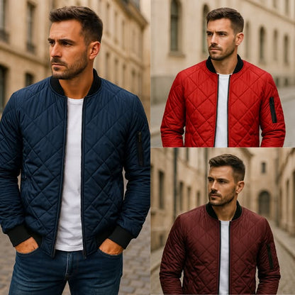 vitoria™ - Veste en coton à motifs en losanges