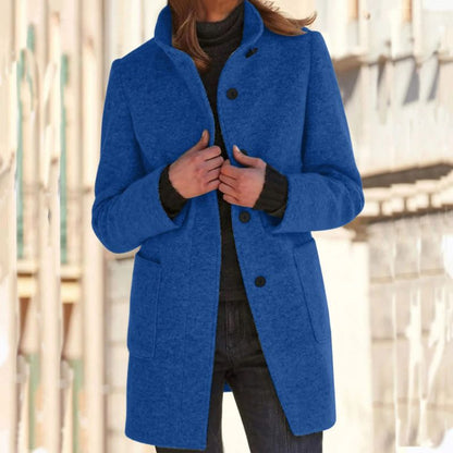 Michèle - Veste d'hiver chic avec nœud