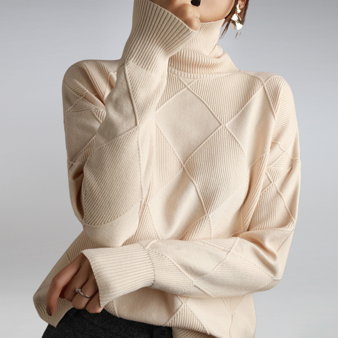 Célia - Luxurious Cashmere Turtleneck Sweater