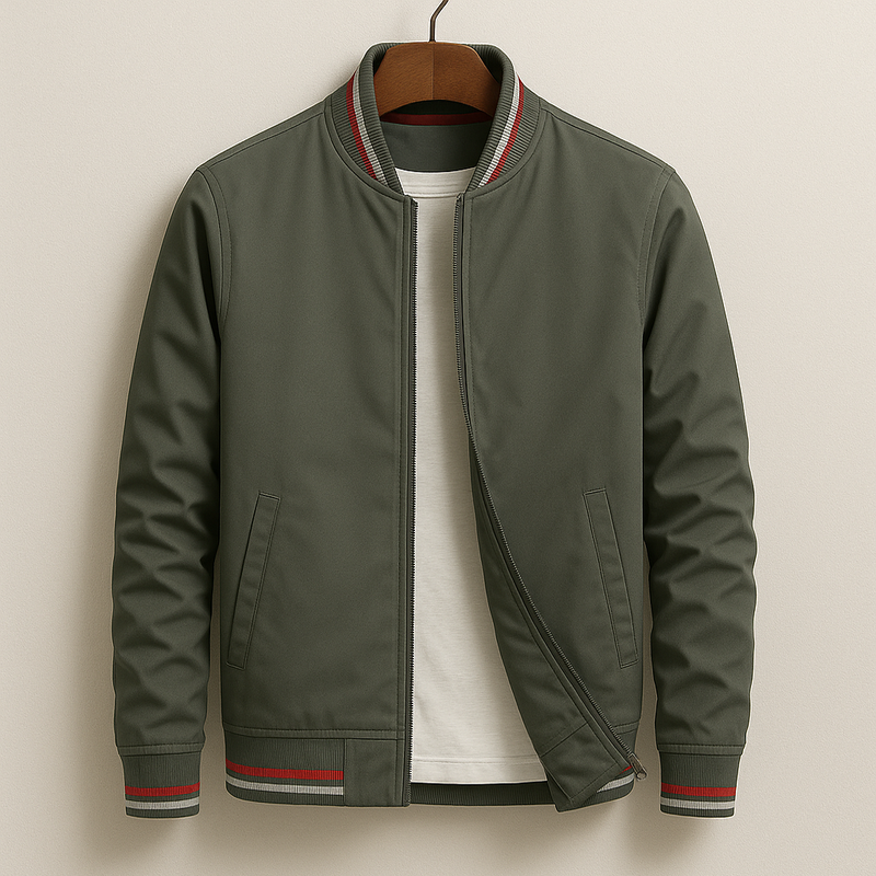Philémon – Élégant blouson bomber à rayures