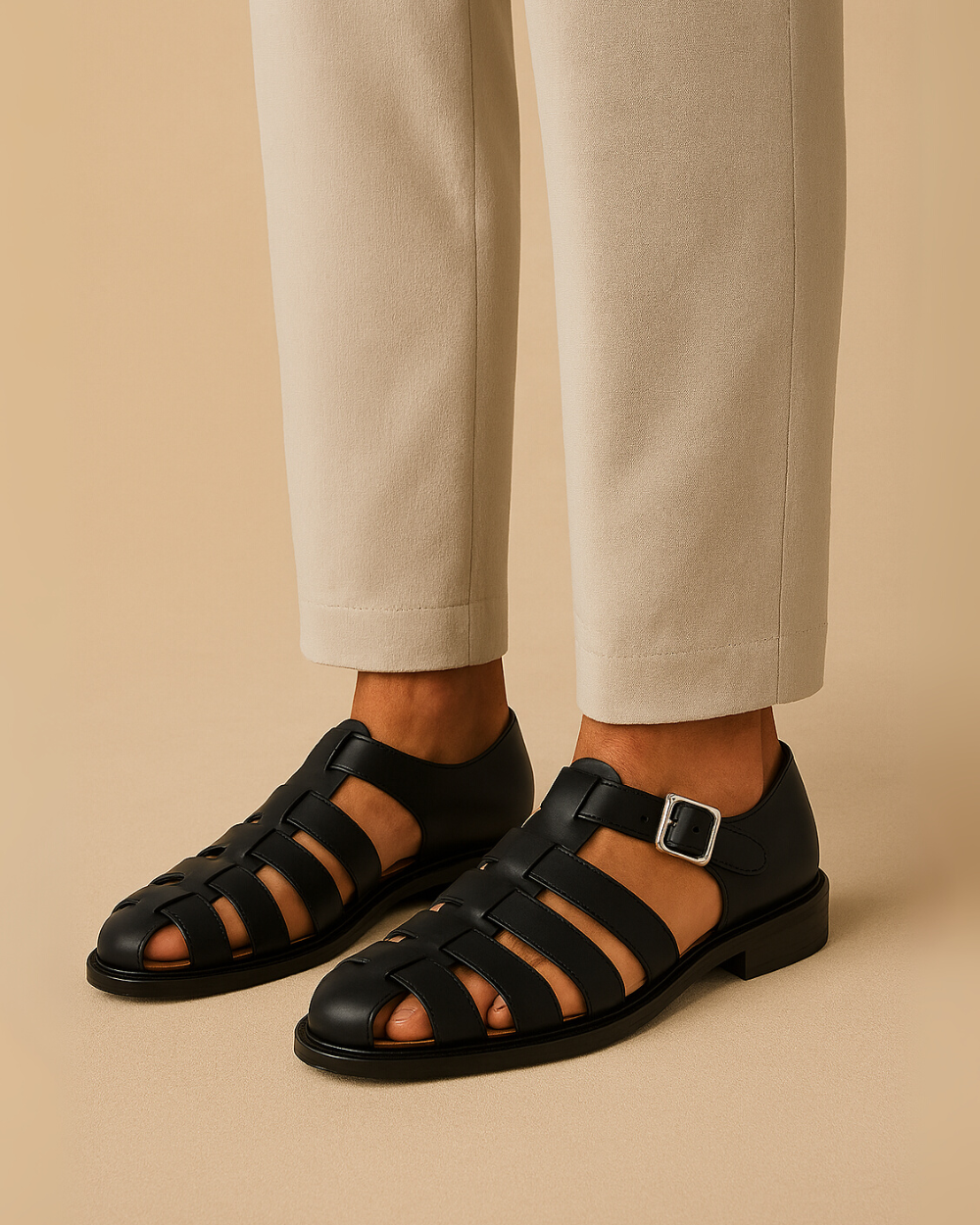 Renaud – Sandale fermée avec boucle chic