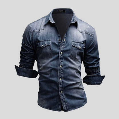 Vitoria™ - Chemise en denim au design contemporain