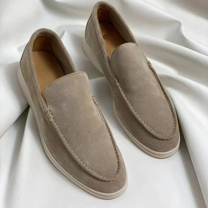 Fabrice – Élégants mocassins en suède