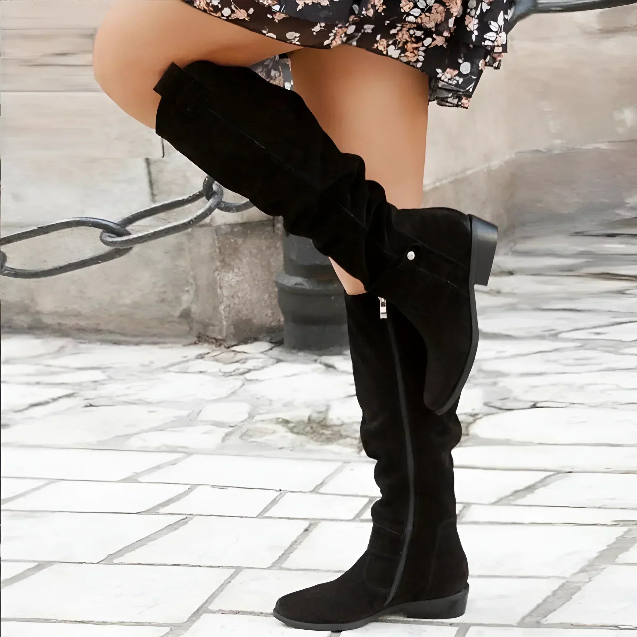 Aria – Élégantes Bottes en Cuir Résistantes