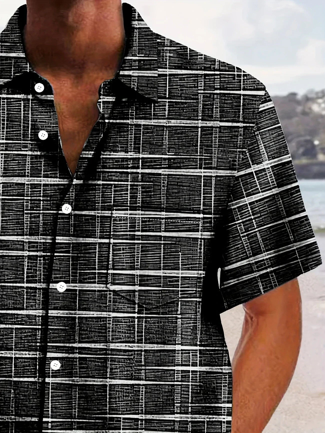 Vitoria™ | Chemise Chic à Rayures et Carreaux