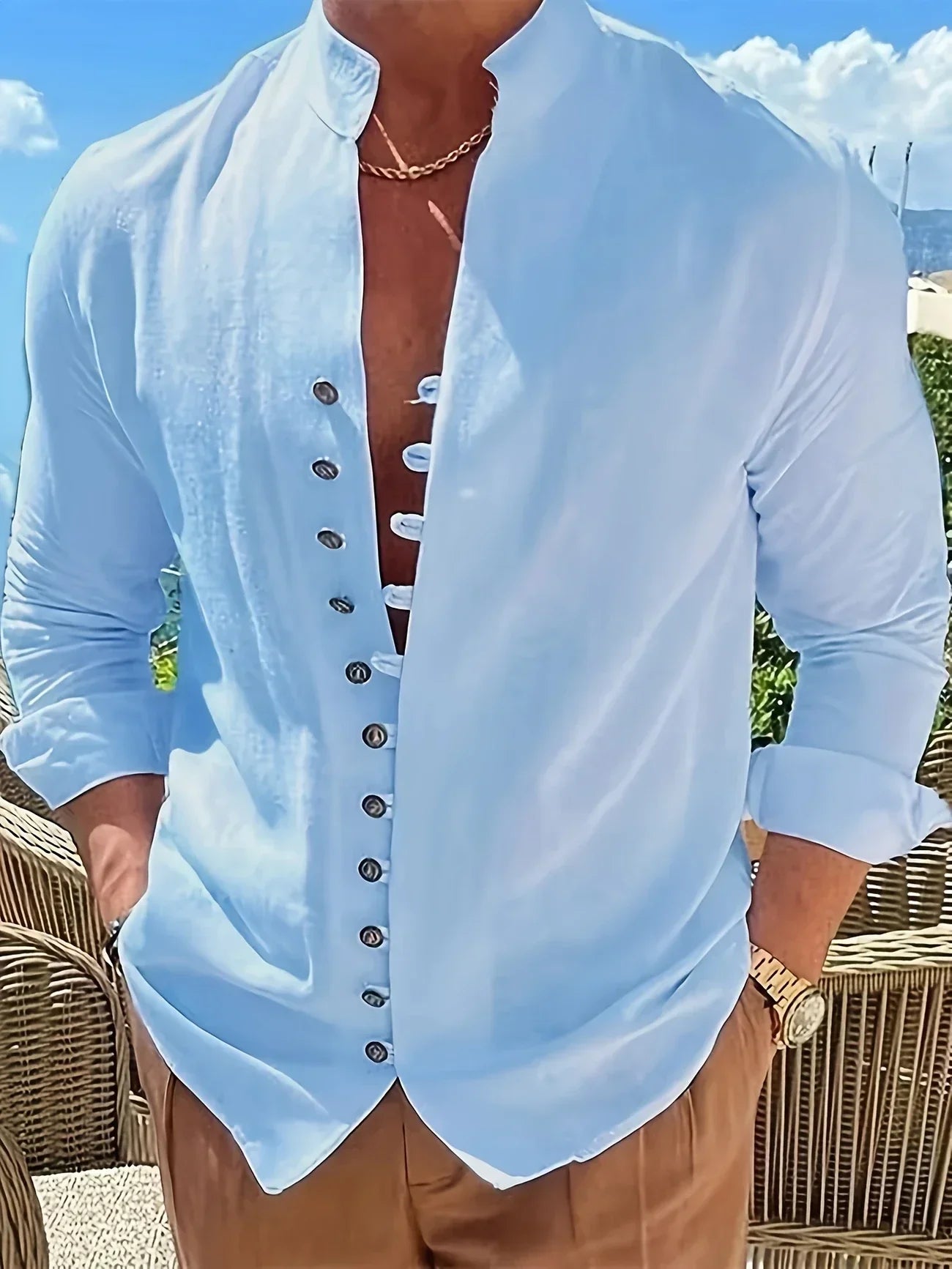 Vitoria™ | Chemise en coton légère à manches longues