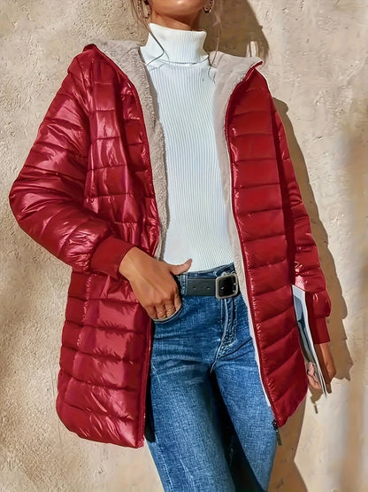 Carole - Élégante Veste Longue Imperméable