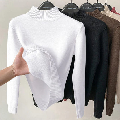 Dominique – Élégant et Chaud Pull en Polaire
