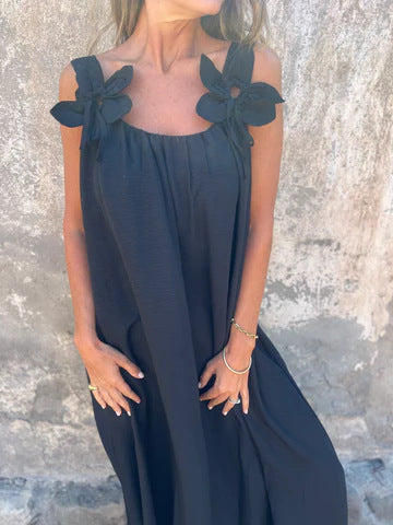 Andromède - Élégante Robe d'Été à Motif Floral