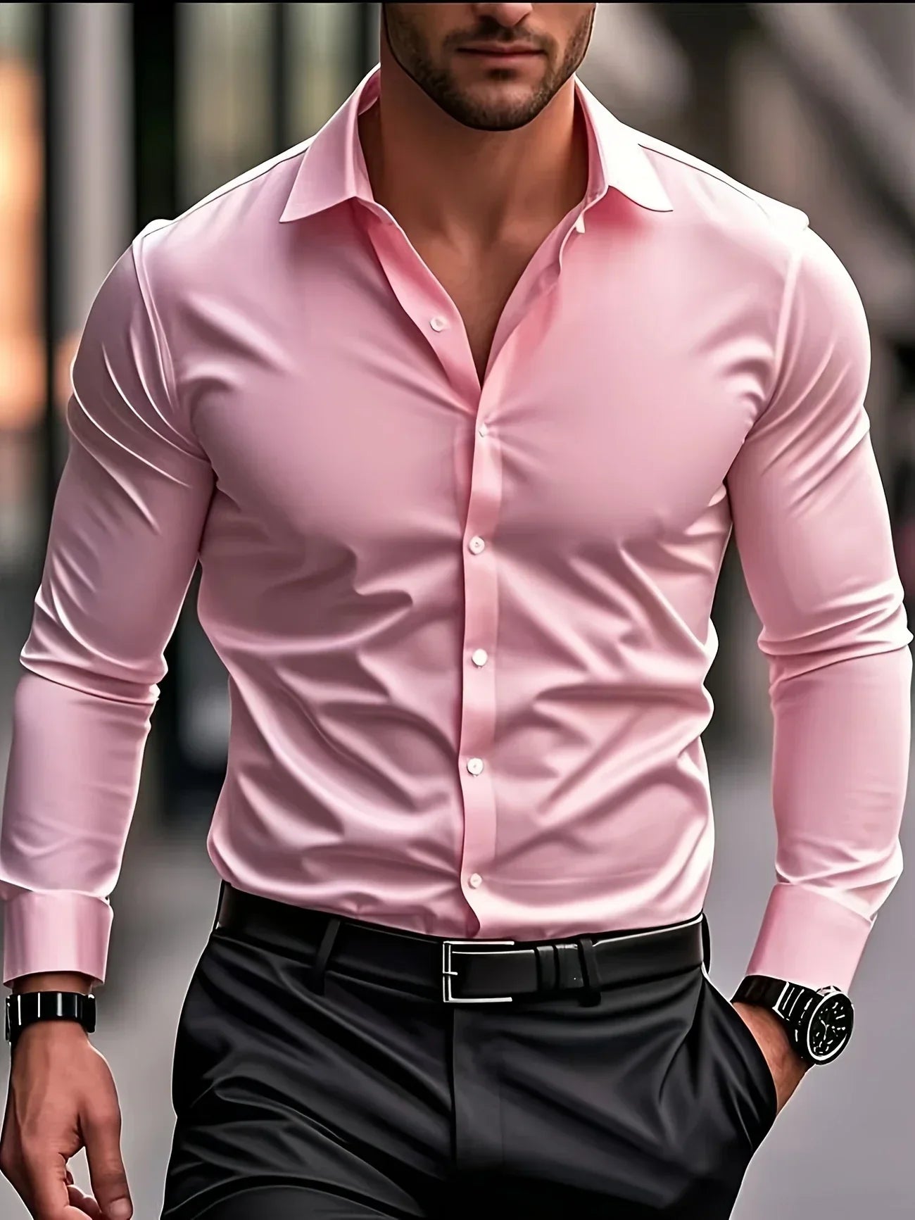 Vitoria™ | Chemise Longue Élégante à Boutons