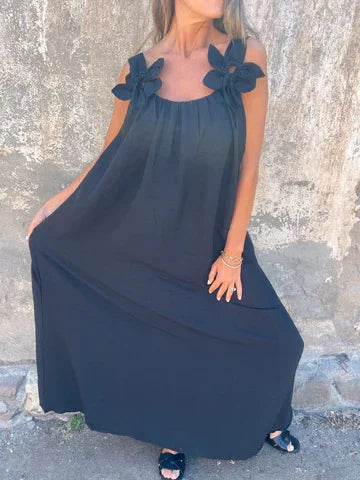 Andromède - Élégante Robe d'Été à Motif Floral