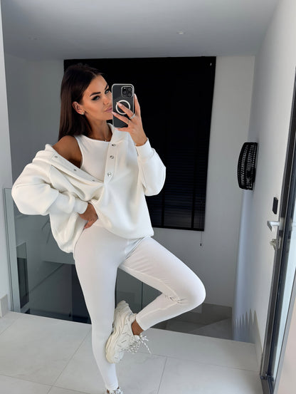 Nina - Ensemble Confort avec Sweat à Capuche Oversize