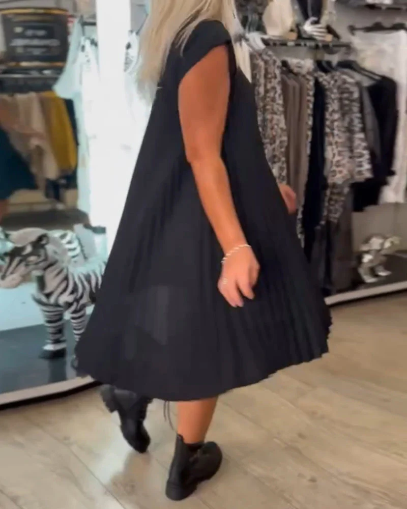 Élodie – Élégante robe plissée d'été
