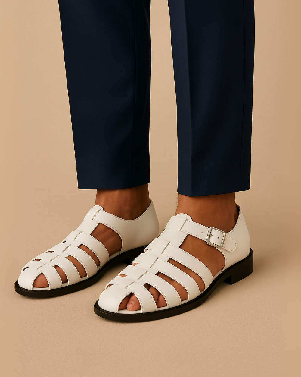 Renaud – Sandale fermée avec boucle chic