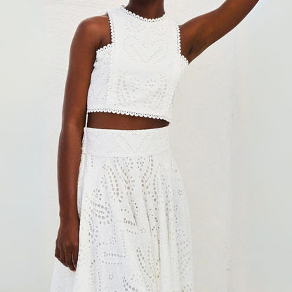 Taline – Ensemble Chic à Crop Top