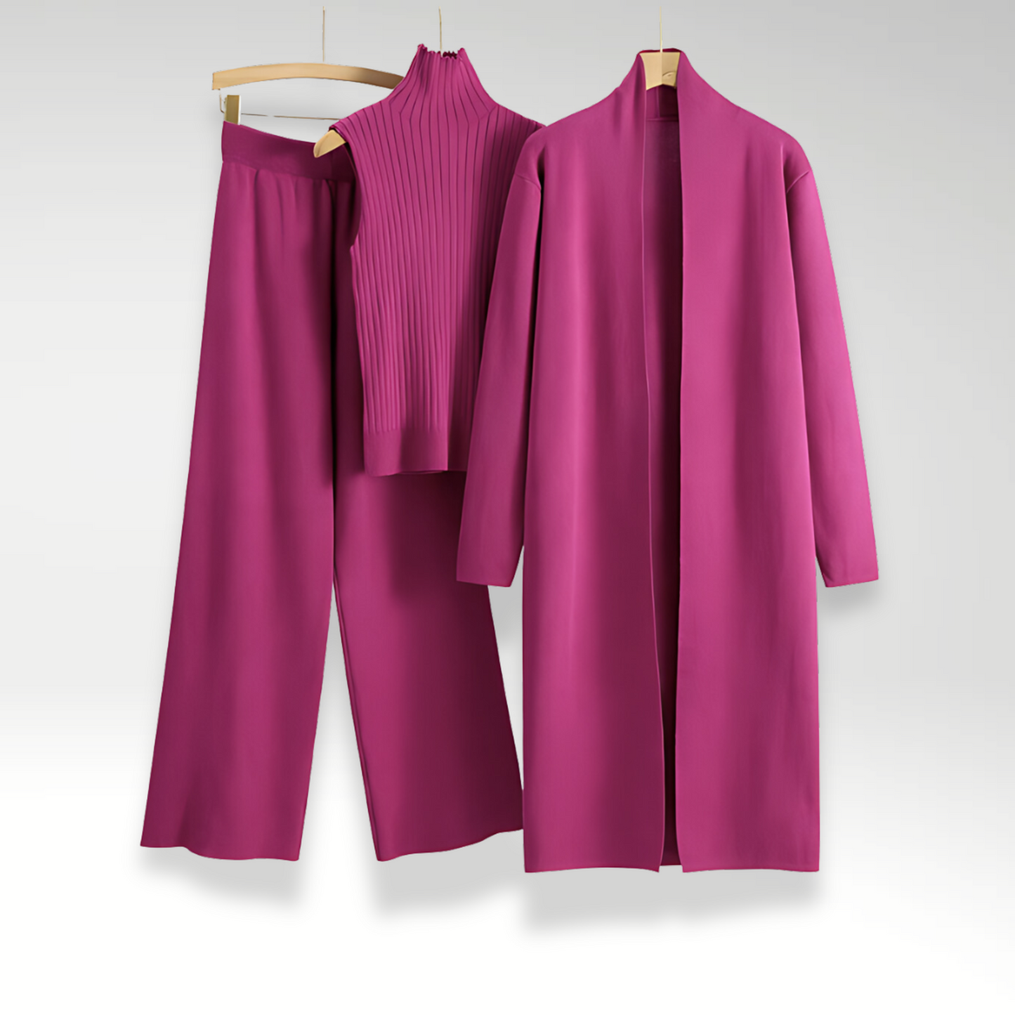Vitoria™ | Ensemble de Luxe en Maille - 3 Pièces