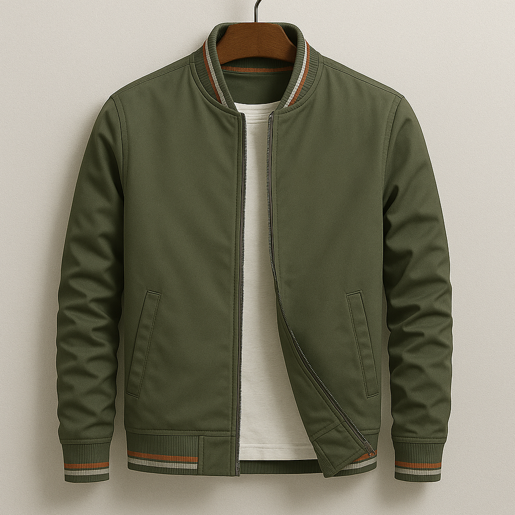 Philémon – Élégant blouson bomber à rayures