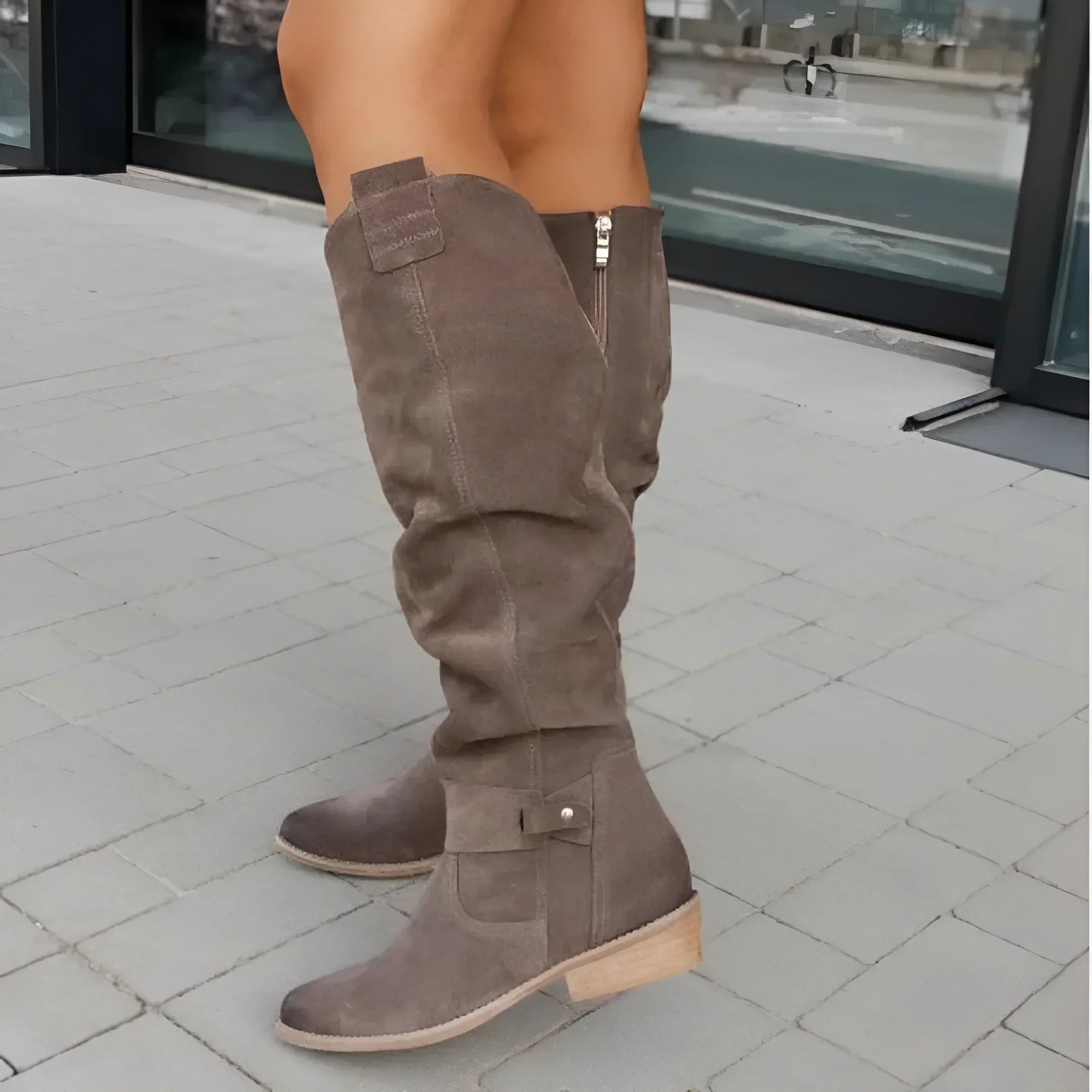 Aria – Élégantes Bottes en Cuir Résistantes
