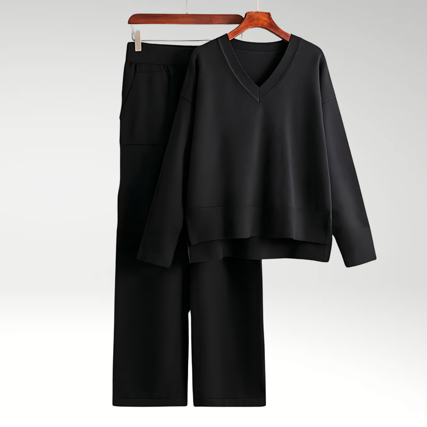 Vitoria™ | Ensemble Luxe à Deux Pièces avec Col en V