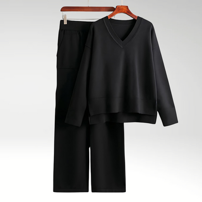 Vitoria™ | Ensemble Luxe à Deux Pièces avec Col en V