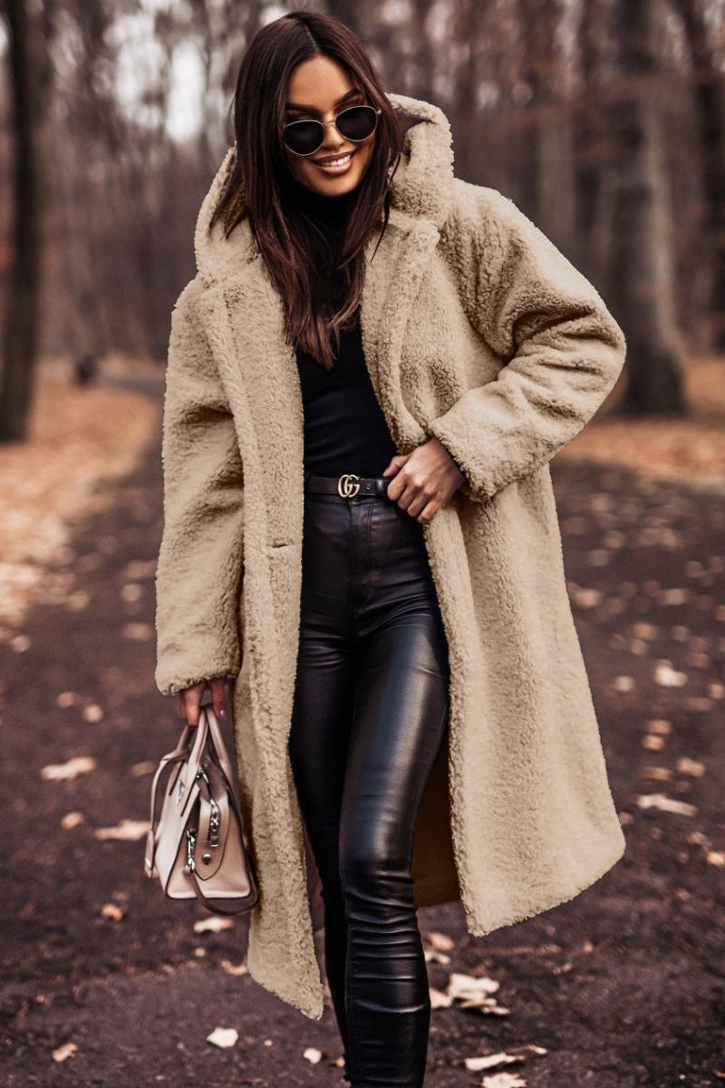 Astrid - Chic Wool Hooded Coat