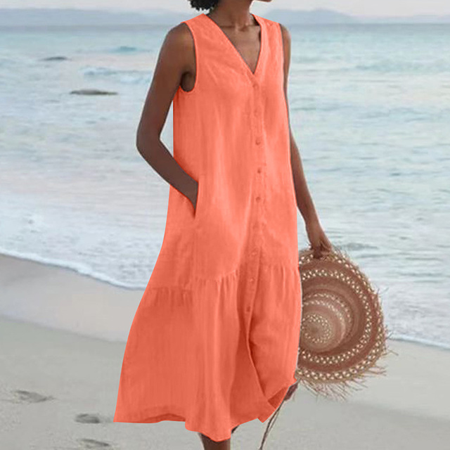 Esméralda – Élégante Robe d'Été Flatteuse