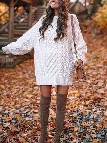 Chloé – Robe Tricotée à Torsades