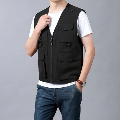 Eloïs – Gilet Cargo Respirant à Multiples Poches