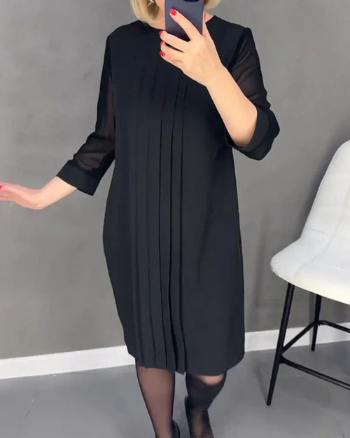 Séraphine – Élégante Robe Plissée Polyvalente