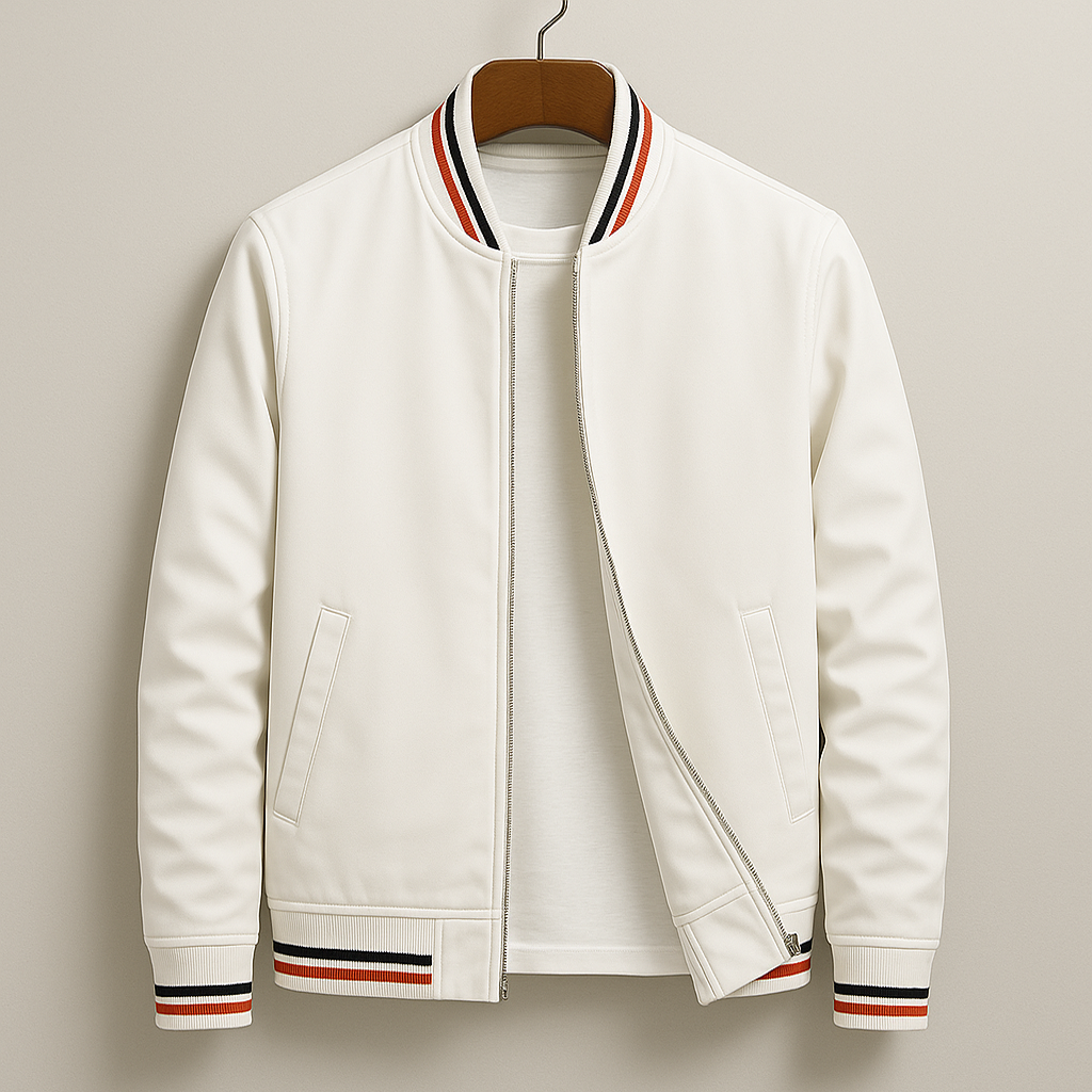 Philémon – Élégant blouson bomber à rayures