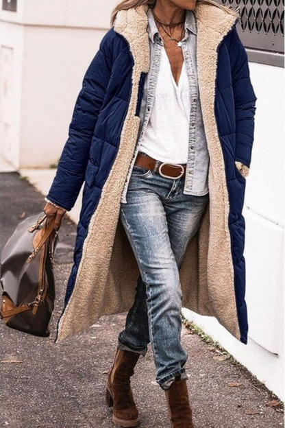 Héloïse - Manteau réversible chic et douillet