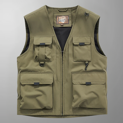 Eloïs – Gilet Cargo Respirant à Multiples Poches