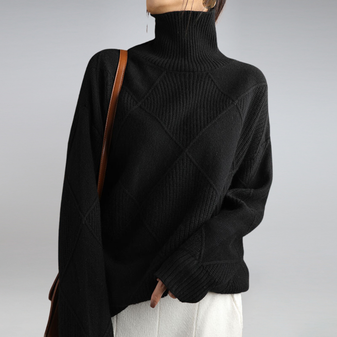 Célia - Luxurious Cashmere Turtleneck Sweater