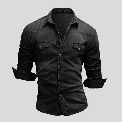 Vitoria™ - Chemise en denim au design contemporain