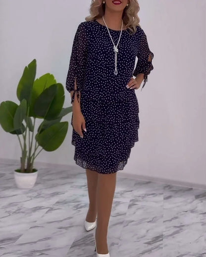 Camilia - Élégante robe à pois