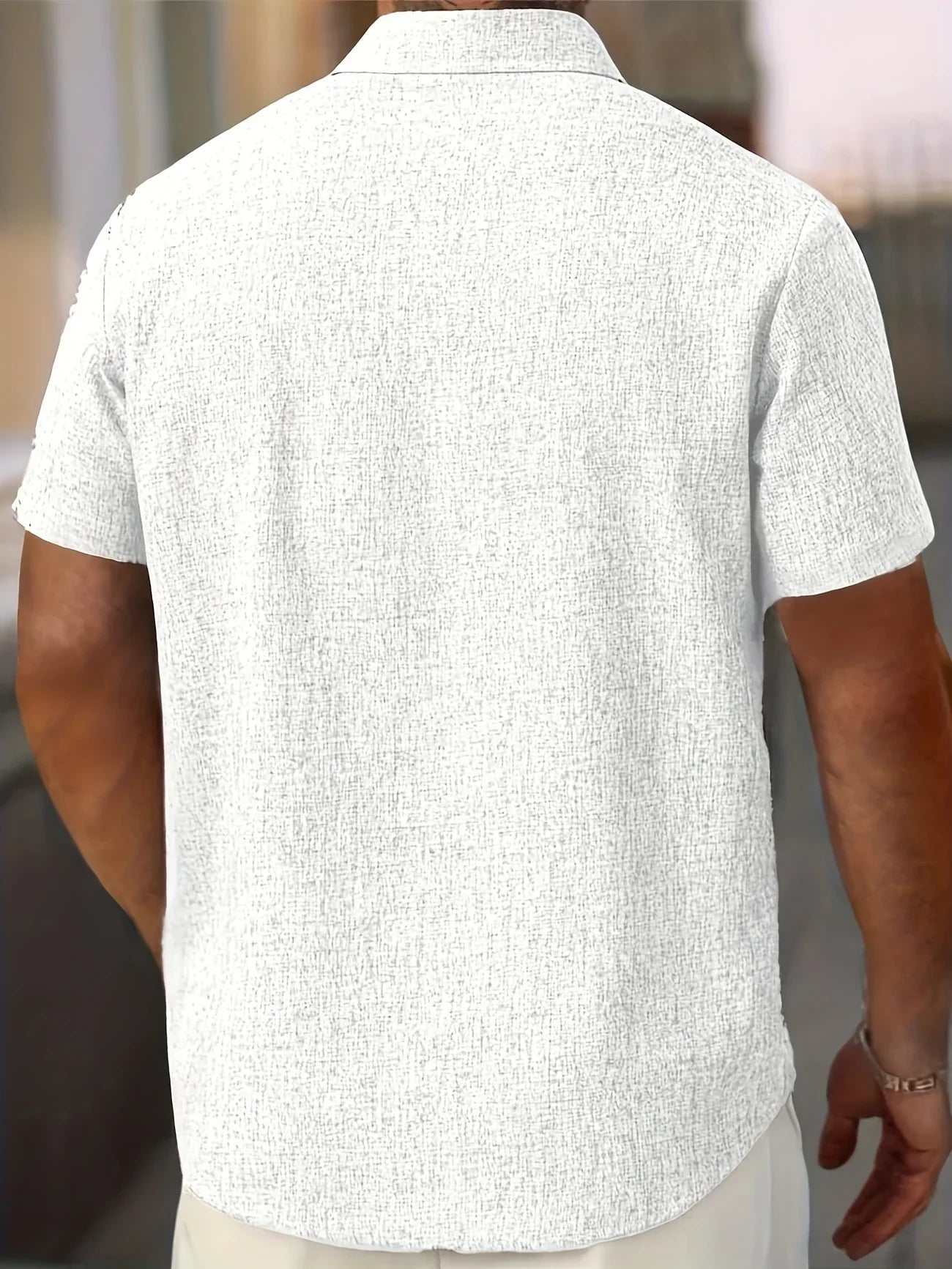 Vitoria™ | Chemise légère à manches courtes en lin mélangé
